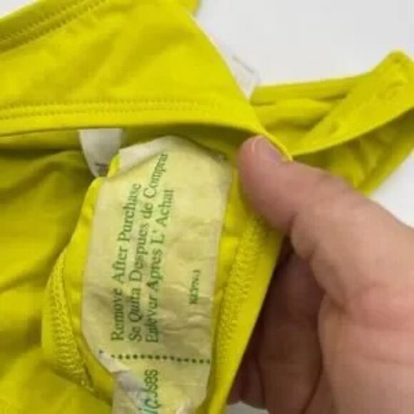 L*Space Swimsuit NWT Size S Neon Yellow Cutout Swimsuit Size Small NWT $187 - Picture 7 of 9